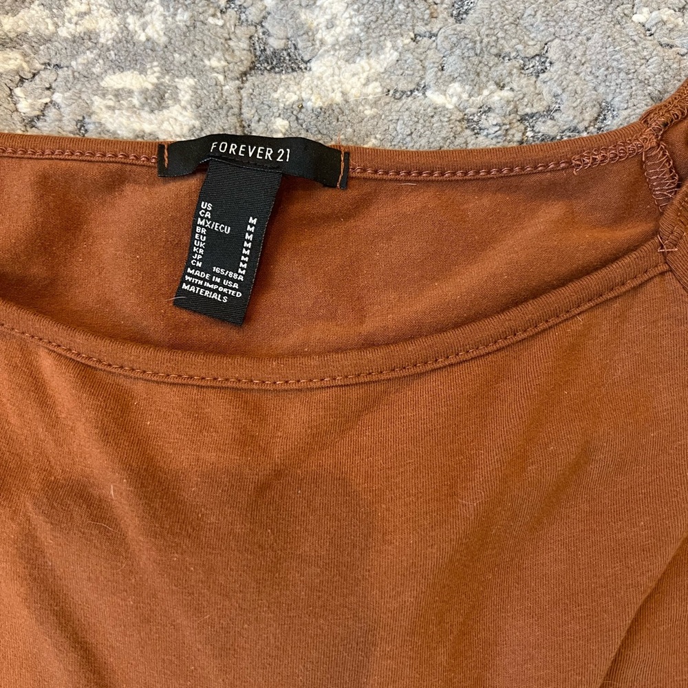 Forever 21 Rust Dress - Picture 2 of 3